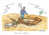 Cartoon: Friedensbemühungen in Nahost (small) by mandzel tagged nahost,friedensprozess,kerry,wüste,friedenstaube