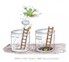 Cartoon: Hoch und Tief (small) by mandzel tagged deutschland,hitzewelle,wohlstandseinbruch,wetterfrosch,tief,hoch