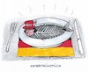 Cartoon: Im Stimmungstief (small) by mandzel tagged spd,aschermittwoch,stimmungstief,katerfrühstück