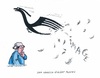 Cartoon: Lufthansa-Streik (small) by mandzel tagged lufthansa,streik,imageschaden,flugverkehr