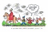Cartoon: Martins-Umzug (small) by mandzel tagged gdl,streik,zugverkehr,martinszüge
