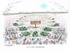 Cartoon: Massenexodus (small) by mandzel tagged is,massenexodus,flüchtlinge,irak