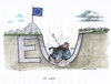 Cartoon: Merkels Höhen und Tiefen (small) by mandzel tagged flüchtlingspolitik,merkel,eu,gipfel,asyl,krieg,verteilung
