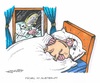 Cartoon: Michel im Albtraum (small) by mandzel tagged euro,krise,michel,angst,albtraum