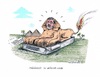 Cartoon: Mursi in heikler Lage (small) by mandzel tagged agypten,mursi,verfassungsänderung,sphinx,brennendes,hinterteil