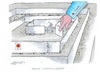 Cartoon: Öffnung in der Corona-Krise (small) by mandzel tagged corona,pandemie,panik,chaos,hysterie,kontaktsperre,öffnung,deutschland