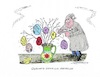 Cartoon: Osterfreuden (small) by mandzel tagged corona,pandemie,panik,chaos,hysterie,osterfreuden