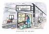 Cartoon: Planwechsel bei der DB (small) by mandzel tagged pofalla,db,kritik,planwechsel,bahnchef