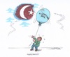 Cartoon: Platzgefahr (small) by mandzel tagged merkel,erdogan,flüchtlingsdeal,platzgefahr