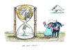 Cartoon: Pleite in Griechenland (small) by mandzel tagged griechenland,euro,grexit,sanduhr,eu