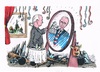 Cartoon: Putin in Friedensverkleidung (small) by mandzel tagged putin,ukraine,waffenstillstand,russland