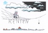 Cartoon: Rentenausblick (small) by mandzel tagged rentner,armut,hochrechnung,lebensabend,elend,zukunftsangst,ausweglosigkeit,zuspitzung