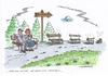 Cartoon: Rentenentwicklung (small) by mandzel tagged rentner,armut,hochrechnung,lebensabend,elend,zukunftsangst,ausweglosigkeit