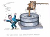 Cartoon: Sarkozy von der Mühle erfasst (small) by mandzel tagged sarkozy,gerichtsverfahren,mühlsteine,bestechung