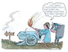 Cartoon: Schuss vor den eigenen Bug (small) by mandzel tagged russland,putin,nato,osterweiterung,ukraine,angst,krieg,europa,strafmaßnahmen,selbstschädigung