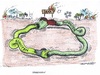 Cartoon: Sunniten gegen Schiiten (small) by mandzel tagged irak,sunniten,schiiten,krieg