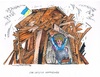 Cartoon: Timoschenko rettet die Ukraine (small) by mandzel tagged ukraine,timoschenko,untergang,chaos