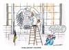 Cartoon: Vogelgrippe (small) by mandzel tagged vogelgrippe,hysterie,bundestag