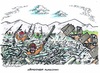Cartoon: Waffen bis zum Halse (small) by mandzel tagged waffenlieferungen,kurden,is,nordirak