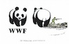 Cartoon: WWF im Fokus (small) by mandzel tagged wwf,morde,folter,korruption,missbrauch