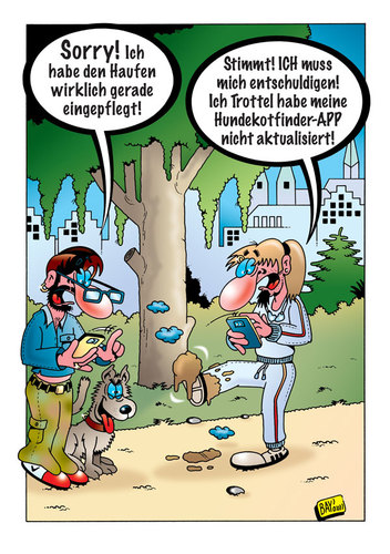 Cartoon: Der Haufen (medium) by stefanbayer tagged hund,hundekot,hundehaufen,haufen,reintreten,scheiße,joggen,freizeit,umgangsformen,handy,smartphone,app,absurd,dienste,stefan,bayer,stefanbayer,sorry,entschuldigung,einpflegen,aktualisieren,hundekotfinderapp,application,mac,apple,ipad,iphone,trotteln