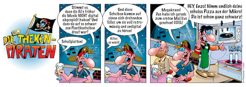 Cartoon: Die Thekenpiraten 110 (medium) by stefanbayer tagged theke,piraten,thekenpiraten,gastronomie,bier,wein,alkohol,pizza,italiener,mikrowelle,dj,schallplatte,vinyl,retro,vintage,musik,live,cool,bay