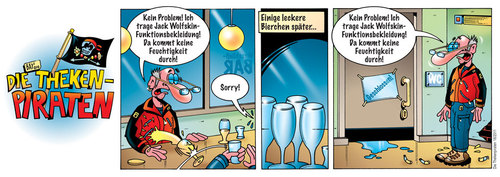 Cartoon: Die Thekenpiraten 18 (medium) by stefanbayer tagged theke,piraten,thekenpiraten,stefan,bayer,stefanbayer,bar,lounge,kneipe,saloon,gastronomie,club,bier,wc,geschlossen,umstossen,jacke,hose,funktionsbekleidung,mode,outdoor,feuchtigkeit,schutz,jackwolfskin,wolfskin,bierchen