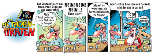 Cartoon: Die Thekenpiraten 69 (medium) by stefanbayer tagged weihnachten,amazon,zalando,geschenke,päckchen,schenken,liefern,bringen,theke,piraten,thekenpiraten,onlinebestellung,weihnachtsmann,internet,computer,smartphone,stefanbayer,bay,jammertal,cool,leben,bar,club,lounge,alkohol,gastronomie