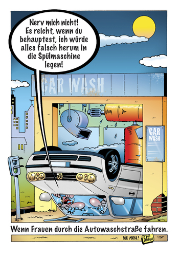 Durch die Autowaschstraße Durch die Autowaschstraße