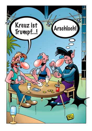 Cartoon: Skatrunde (medium) by stefanbayer tagged vampir,nachtgestalt,nosferatu,skat,karten,kartenspiel,herz,kreuz,pik,karo,reizen,ausspielen,trumpf,arschloch,kneipe,bar,bier,freizeit,spieler,fluchen,stefan,bayer,stefanbayer,bube,könig,ass