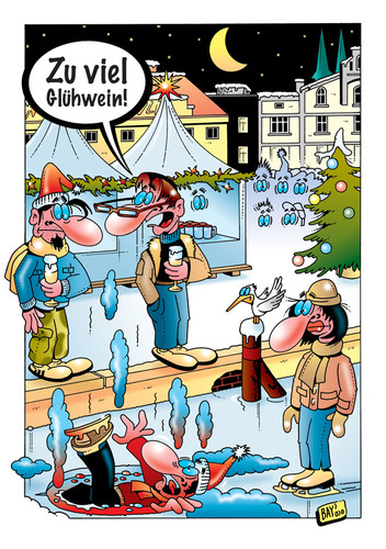 Cartoon: Zuviel Glühwein! (medium) by stefanbayer tagged glühwein,weihnachtsmarkt,alkohol,weihnachten,weihnachtsbaum,trinken,eis,schnee,eislauf,schlittschuh,schmelzen,hitze,saufen,glühen,lübeck,möwe,stefan,bayer,stefanbayer,bierbetrunken,winter,fluß,zugefroren