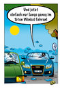 Cartoon: Der Tod auf der Überholspur (small) by stefanbayer tagged weg,straße,autobahn,bundesstraße,überholen,rasen,fahren,auto,fahrzeug,winkel,rückspiegel,toterwinkel,schulterblick,automobil,stefan,bayer