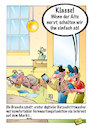 Cartoon: Digitales Herz (small) by stefanbayer tagged klasse,abschalten,hacken,herz,herzschrittmacher,digital,internet,fernwartung,tool,technik,zukunft,nerv,smartphone,tablet,computer,hitec,jubeln,bay,bayer,stefanbayer