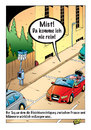 Cartoon: Gleichberechtigung (small) by stefanbayer tagged parken,parkplatz,parkschein,einparken,parklücke,auto,automobil,fahrzeug,mann,frau,gleichberechtigung,parkscheinautomat,straße,mist,reinkommen,cabrio,stefan,bayer,klassiker