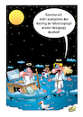 Cartoon: Meeresspiegel (small) by stefanbayer tagged klima,klimawandel,wetter,flut,sintflut,meer,meeresspiegel,anstieg,himmel,gott,engel,petrus,mensch,menschengemacht,überschwemmung,wasser,stefanbayer,bay,katastrophe,wolken