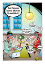 Cartoon: Multiple Persönlichkeit (small) by stefanbayer tagged stefan,bayer,stefanbayer,multiple,persönlichkeit,störung,störungsbild,handys,arzt,doktor,therapeut,psychiater,arztpraxis,praxis,anamnese,diagnose,krank,krankheit,widerspruch,ablehnung,schizophrenie,gehirn,psyche,seele