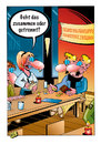 Cartoon: Servicekraft im Fettnäpfchen (small) by stefanbayer tagged getrennt,zusammen,zwillinge,siamesisch,siamesischezwillinge,theke,servicekraft,kneipe,lounge,bar,geld,bezahlen,schreck,selbsthilfegruppe,stefan,bayer