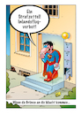 Cartoon: Strafzettel (small) by stefanbayer tagged strafzettel,knöllchen,strafe,verbot,inlandsflugverbot,superman,helden,verbotspartei,grüne,partei,fliegen,kent,bay,stefanbayer,flugverbot,umwelt,umweltschutz,klimawandel