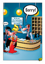 Cartoon: Verboten! (small) by stefanbayer tagged verzehr,speisen,getränke,hotel,rezeption,vampir,blut,abschleppen,ertappen,sorry,scheiße,rendezvous,hoteltresen,nacht,hunger,blutsauger,saugen,verboten,mitgebracht,mitbringen,stefan,bayer,stefanbayer