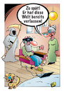 Cartoon: Virtual-Reality-Brille (small) by stefanbayer tagged virtual,reality,vr,virtualreality,brille,vrbrille,virtualrealitybrille,tot,tod,sterben,abholen,spät,verlassen,welt,digital,computer,pad,smartphone,flucht,fortschritt,hund,stefan,bayer,stefanbayer,bay