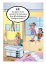 Cartoon: Wickelkommode (small) by stefanbayer tagged ikea,wickelkommode,wickeltisch,möbelaufbauen,baby,kind,männer,heimwerker,aufbauanleitung,spät,beziehung,familie,stefanbayer,bay