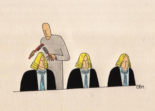 Cartoon: court (medium) by cemkoc tagged ko,cem,karikatürleri,hukuk,cartoons,law,court