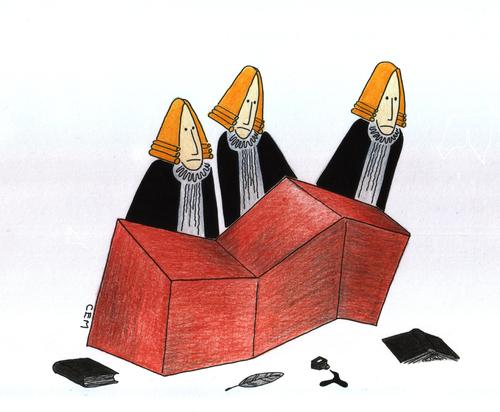 Cartoon: error (medium) by cemkoc tagged koc,cem,karikatürleri,hukuk,cartoons,law