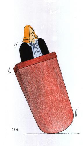 Cartoon: judge cem koc (medium) by cemkoc tagged koc,cem,karikatürleri,hukuk,cartoons,law