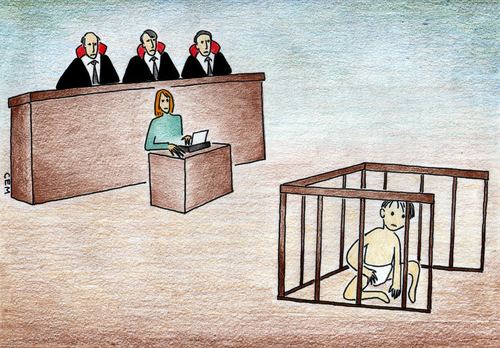 Cartoon: justice for children (medium) by cemkoc tagged abogado,juge,le,juridiction,la,cour,droit,legal,richter,attorney,lawyer,prosecutor,public,prosecution,tribunal,trial,defendant,last,court,supreme,justice,judicial,judge,judgement,cartoons,law,karikatürleri,hukuk,defense