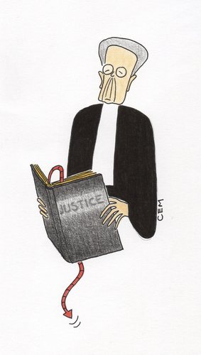 Cartoon: Pour Jacques Verges (medium) by cemkoc tagged jacques,verges,court,judgement,judge,judicial,justice,law,supreme,last,defendant,trial,tribunal,prosecution,public,prosecutor,lawyer,attorney,richter,legal,droit,cour,la,juridiction,le,juge,abogado,defense