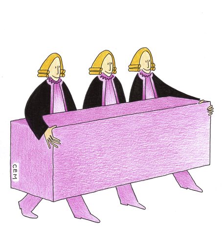 Cartoon: Walking Court (medium) by cemkoc tagged court,judgement,judge,judicial,justice,law,supreme,last,defendant,trial,tribunal,prosecution,public,prosecutor,lawyer,attorney,richter,legal,droit,cour,la,juridiction,le,juge,abogado,defense