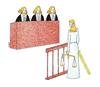 Cartoon: court-defendant-themis (small) by cemkoc tagged hukuk,karikatürleri,law,cartoons,themis,justice,judge,court,judgement,tribunal,supreme,lex,jurisdiction,legal,gesetz,richter,adalet,hakim,mahkeme