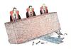 Cartoon: court (small) by cemkoc tagged law cartoons hukuk karikatürleri cem ko