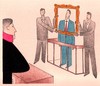 Cartoon: defendant (small) by cemkoc tagged hukuk,karikatürleri,law,cartoons,themis,judgement,judge,judicial,justice,supreme,court,last,defendant,trial,tribunal,prosecution,public,prosecutor,lawyer,attorney,richter,legal,droit,cour,la,juridiction,le,juge,abogado,defense